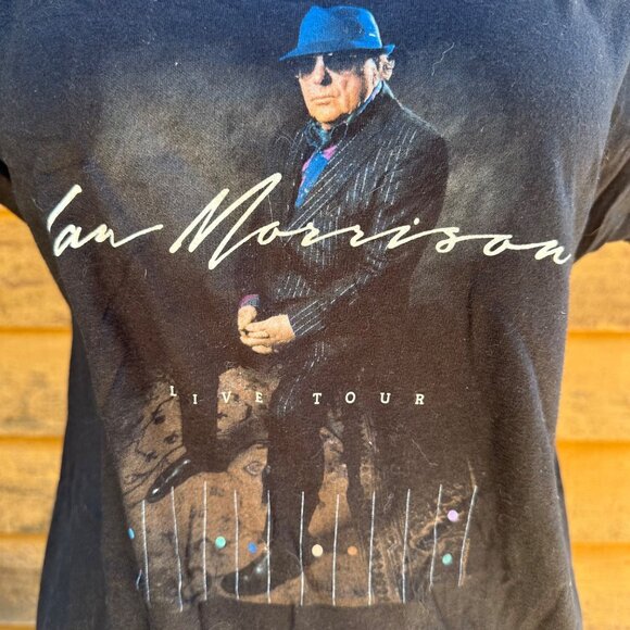 Van Morrison 2019 US Live Tour Concert Women's T-Shirt Size M - Picture 1 of 10